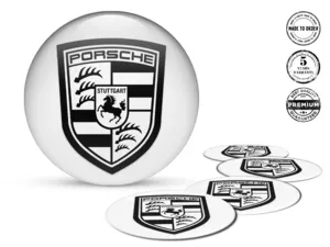 Porsche Ruota Distintivi Edizione Etichette Auto Pregiate